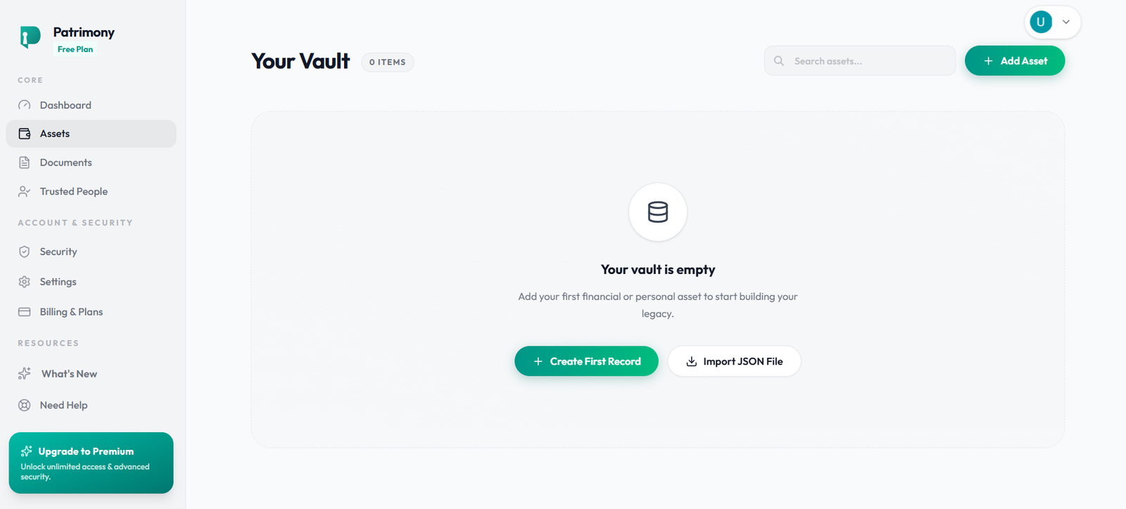 Add Assets